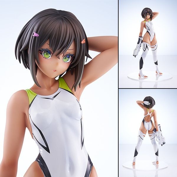 Scaled Figure 1/7 Suieibu no Buchou-chan / Buchou-chan of the Swimming Club - White Swimsuit Ver. ARMS NOTE By AMAKUNI