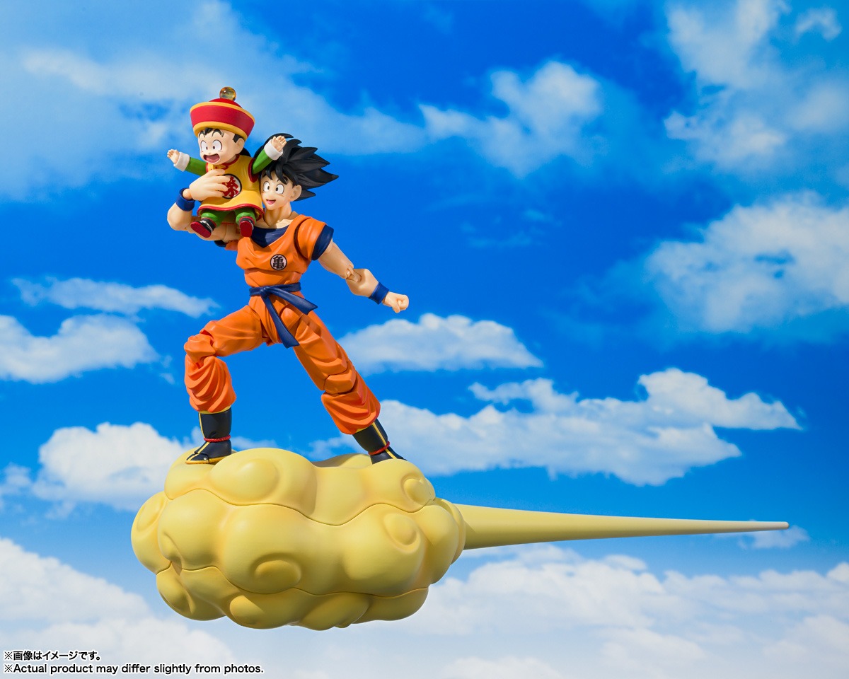 [READY STOCK LIMITED ITEM] SHF S.H.Figuarts SON GOKU & SON GOHAN KID & KINTOUN Exclusive Edition By Bandai Spirits