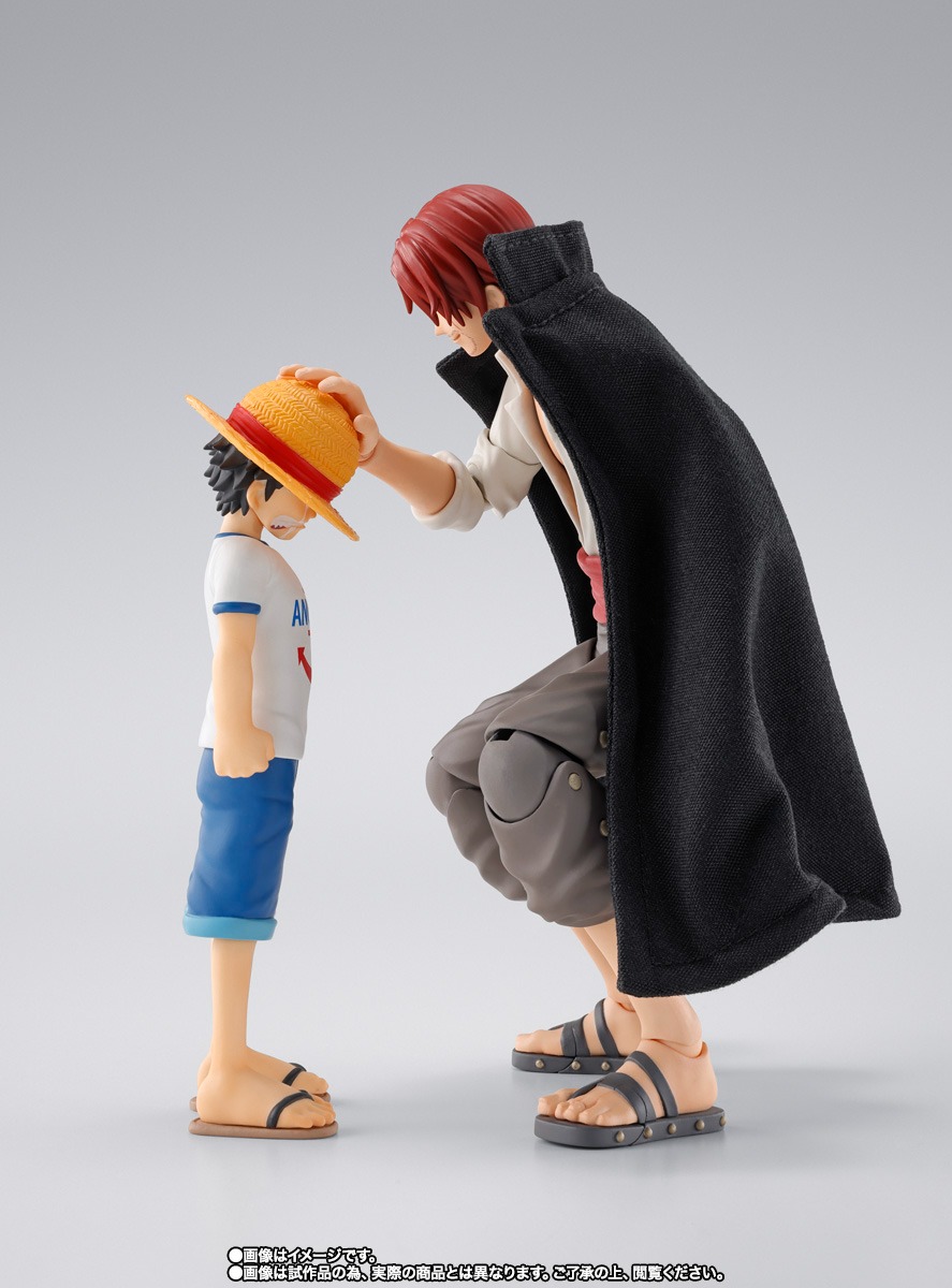SHF S.H.Figuarts Shanks & Monkey D. Luffy - Childhood Ver. One Piece By Premium Bandai