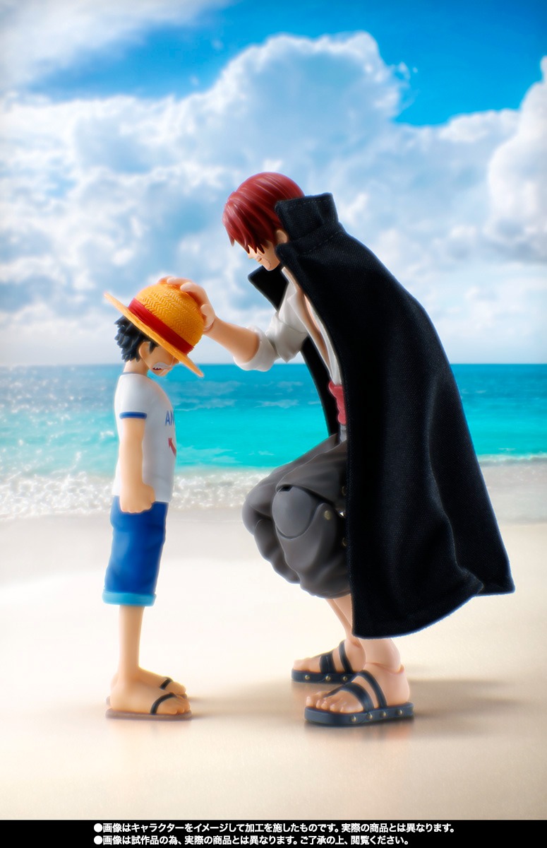 SHF S.H.Figuarts Shanks & Monkey D. Luffy - Childhood Ver. One Piece By Premium Bandai