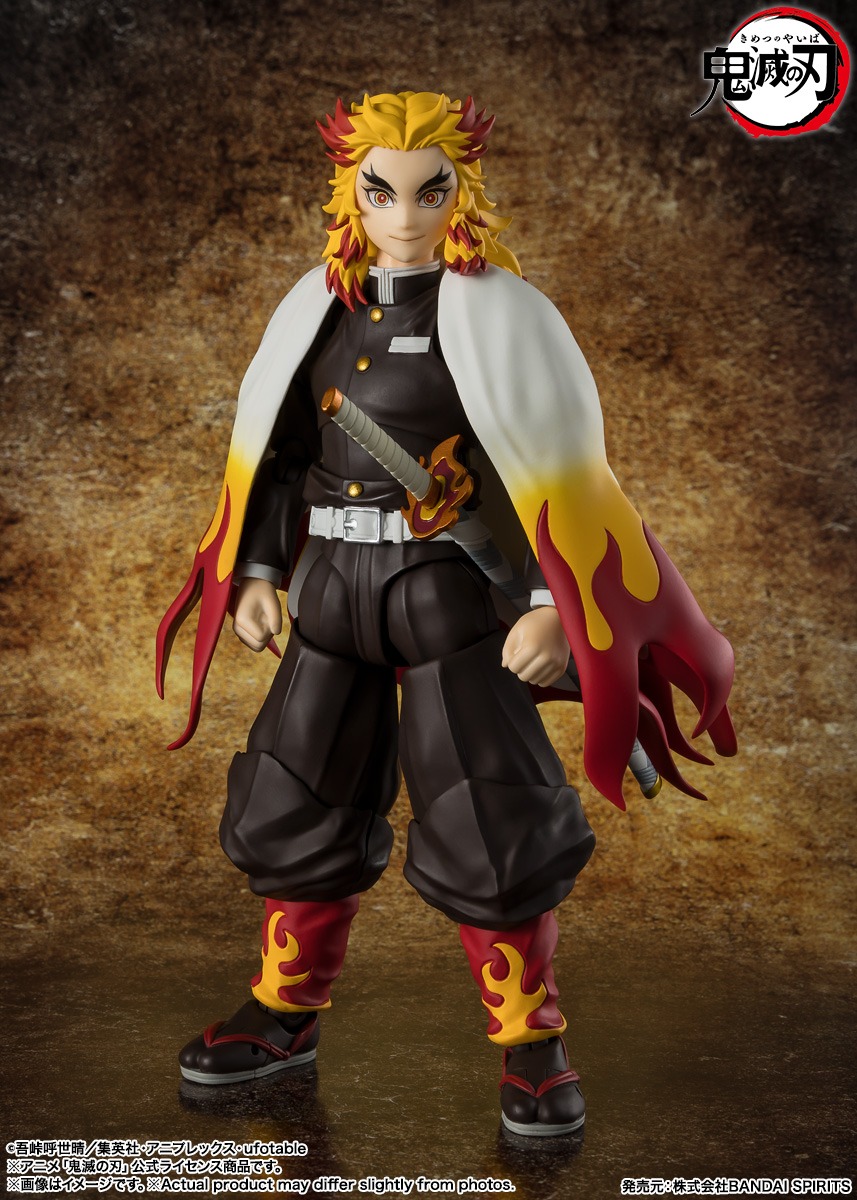 SHF S.H.Figuarts Rengoku Kyojuro - Kimetsu no Yaiba By Bandai Spirits