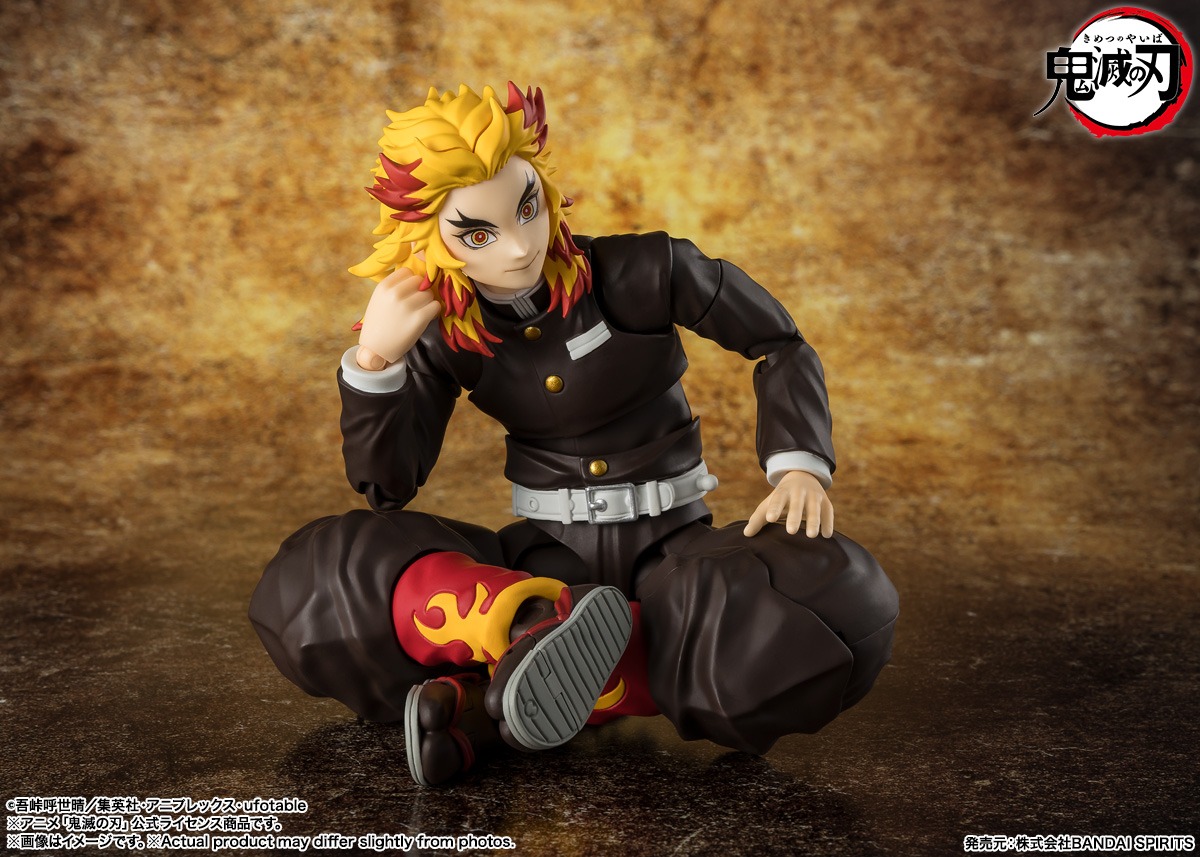 SHF S.H.Figuarts Rengoku Kyojuro - Kimetsu no Yaiba By Bandai Spirits