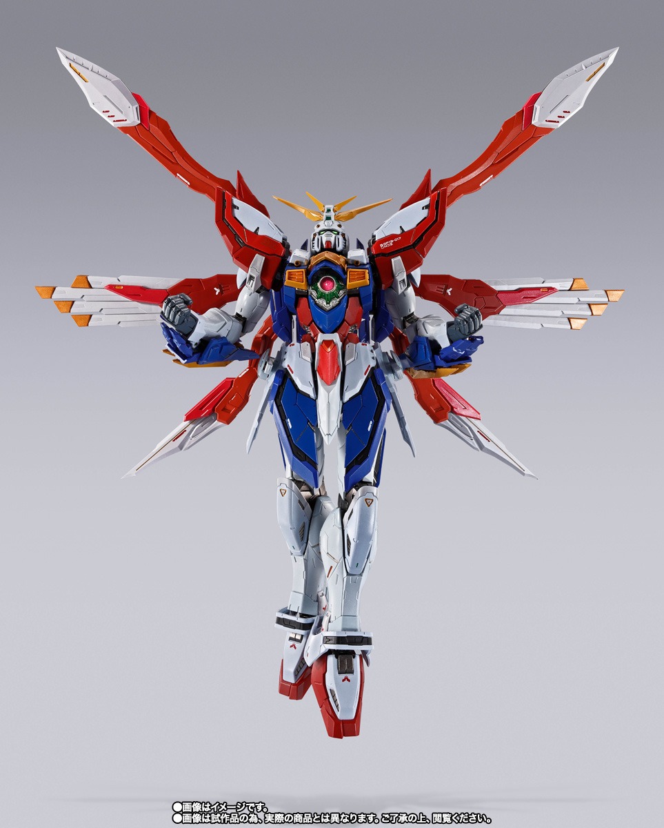 Mobile Fighter God Gundam Metal Build Burning Gundam (Burning Gundam Second Ver.) Action Figure By Bandai Spirits