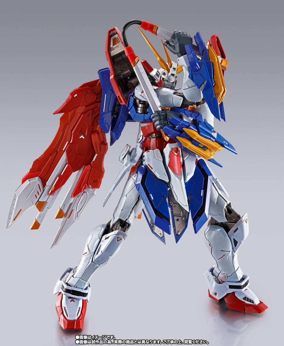 Mobile Fighter God Gundam Metal Build Burning Gundam (Burning Gundam Second Ver.) Action Figure By Bandai Spirits