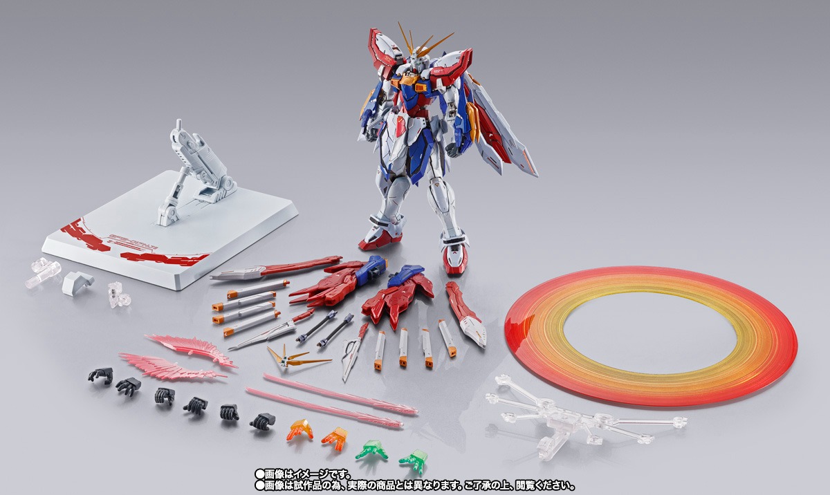 Mobile Fighter God Gundam Metal Build Burning Gundam (Burning Gundam Second Ver.) Action Figure By Bandai Spirits
