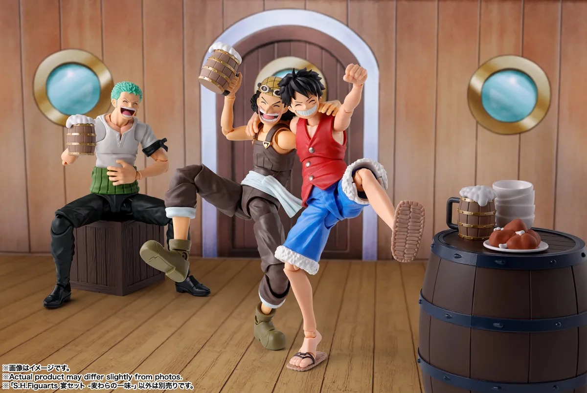 SHF S.H.Figuarts Banquet Set Straw Hat Crew - One Piece By Bandai Spirits