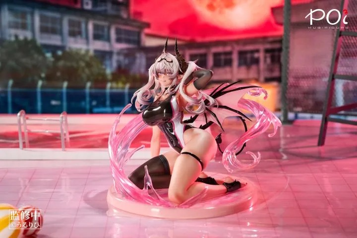 Scaled Figure 1/6 Livia - Succubus Academy Swimming Club Deluxe Edition Ver. Illustration by Ulrich By Poi² Anime
