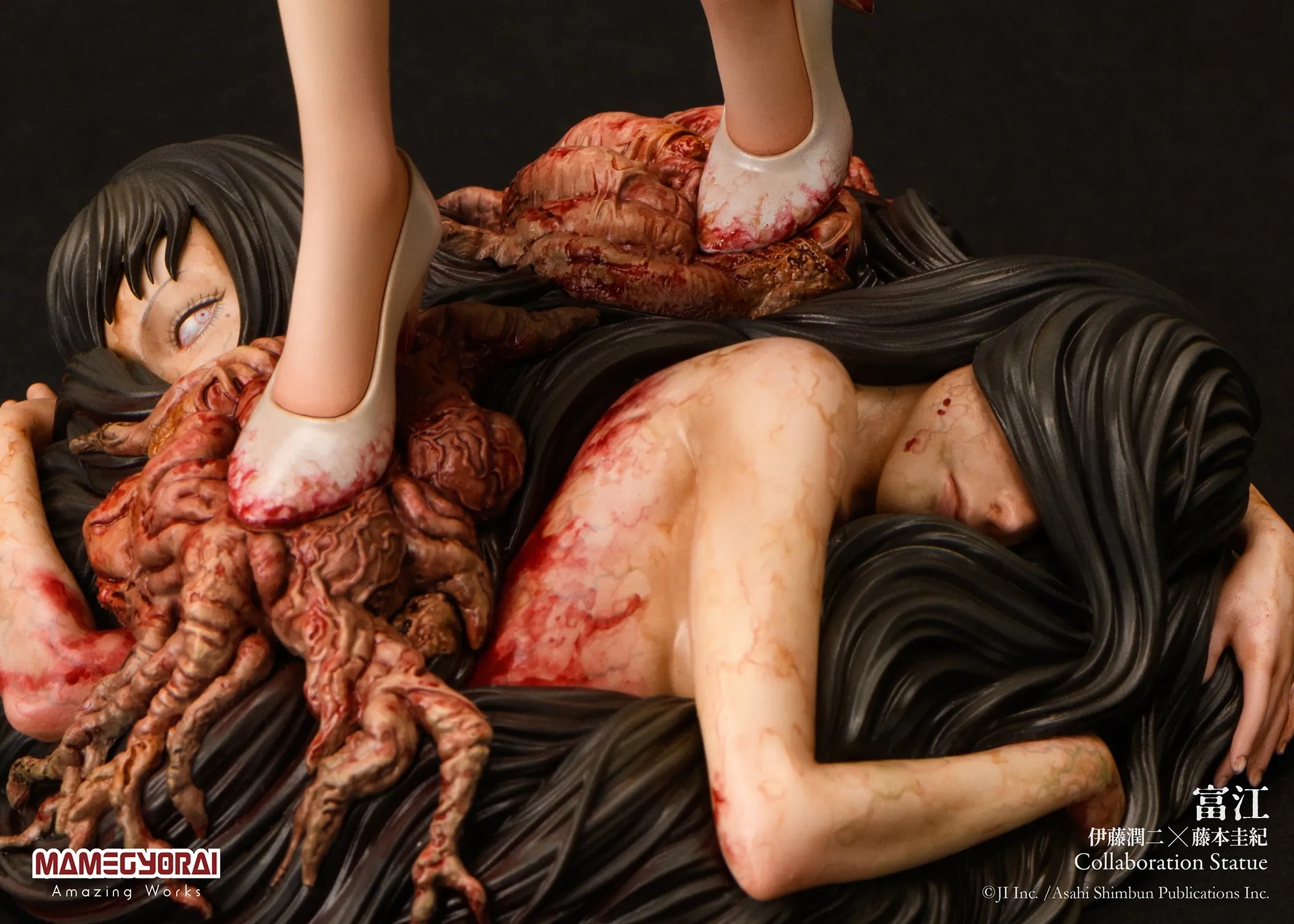 Junji Ito x Yoshiki Fujimoto Tomie Collaboration Statue Figure (27cm) By MAMEGYORAI