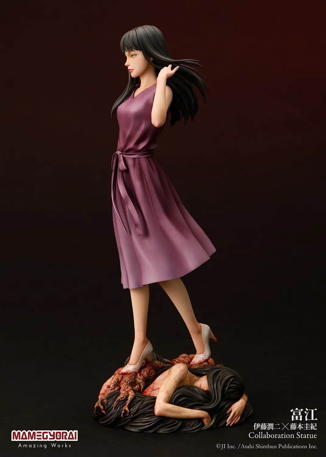 Junji Ito x Yoshiki Fujimoto Tomie Collaboration Statue Figure (27cm) By MAMEGYORAI