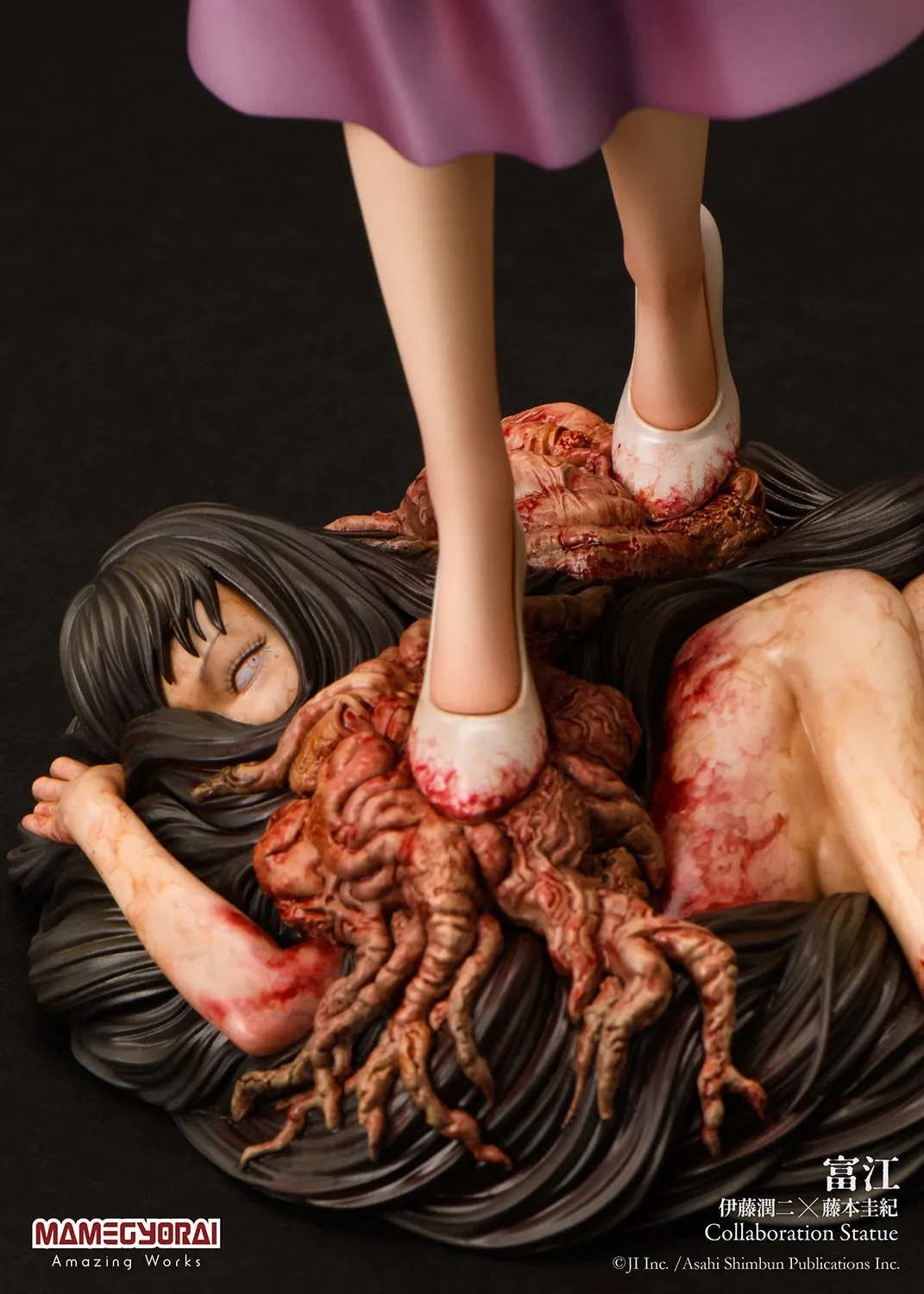 Junji Ito x Yoshiki Fujimoto Tomie Collaboration Statue Figure (27cm) By MAMEGYORAI