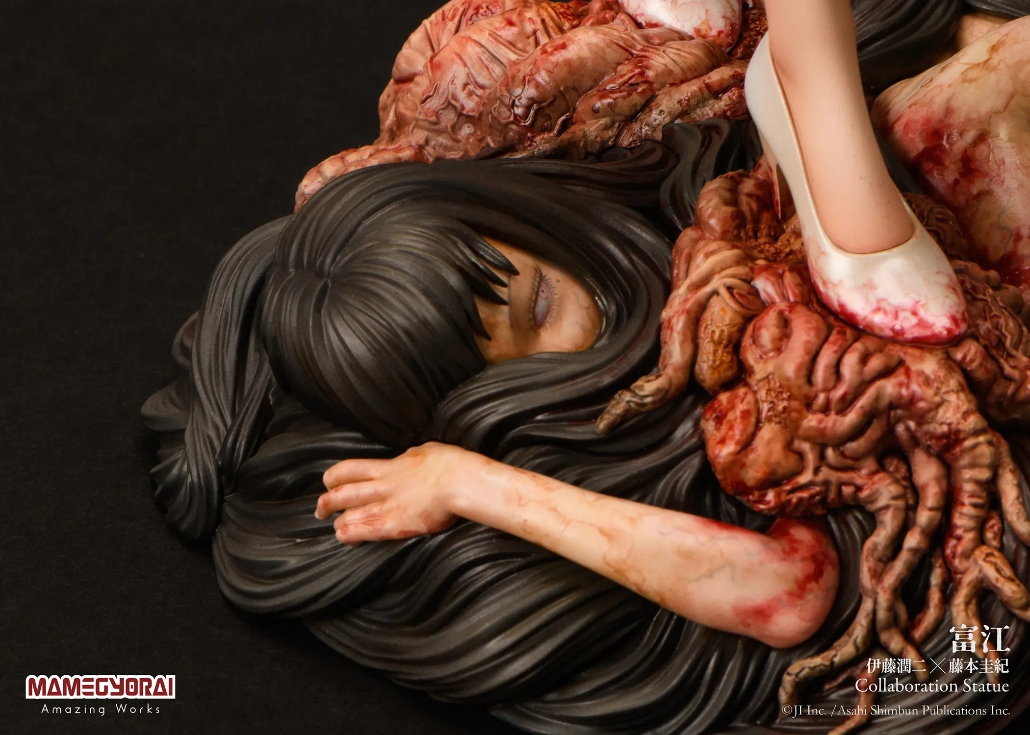 Junji Ito x Yoshiki Fujimoto Tomie Collaboration Statue Figure (27cm) By MAMEGYORAI