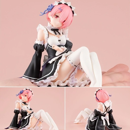 Image of Melty Princess Figure Palm Size Ram - Re:Zero Kara Hajimeru Isekai Seikatsu By MegaHouse