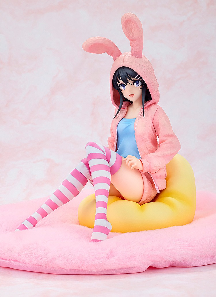 Scaled Figure 1/7 KDColle Sakurajima Mai - Hood★Look Rabbit Ears Ver. Popular Edition Seishun Buta Yarou wa Bunny Girl Senpai no Yume wo Minai By KADOKAWA