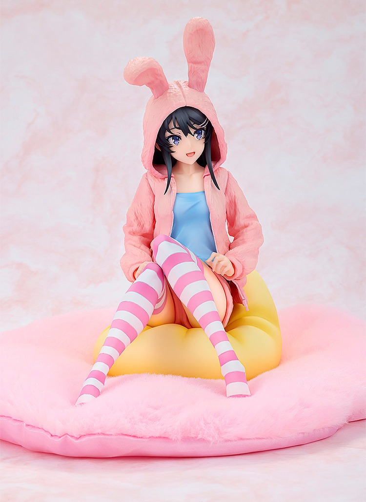 Scaled Figure 1/7 KDColle Sakurajima Mai - Hood★Look Rabbit Ears Ver. Popular Edition Seishun Buta Yarou wa Bunny Girl Senpai no Yume wo Minai By KADOKAWA