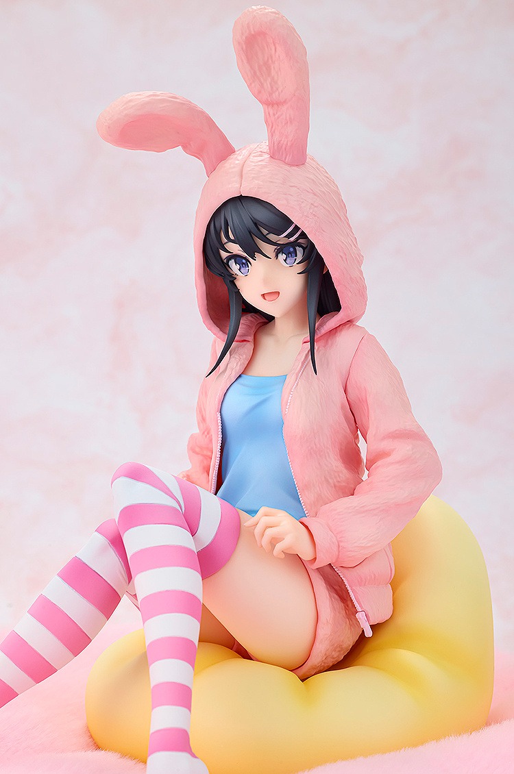Scaled Figure 1/7 KDColle Sakurajima Mai - Hood★Look Rabbit Ears Ver. Popular Edition Seishun Buta Yarou wa Bunny Girl Senpai no Yume wo Minai By KADOKAWA
