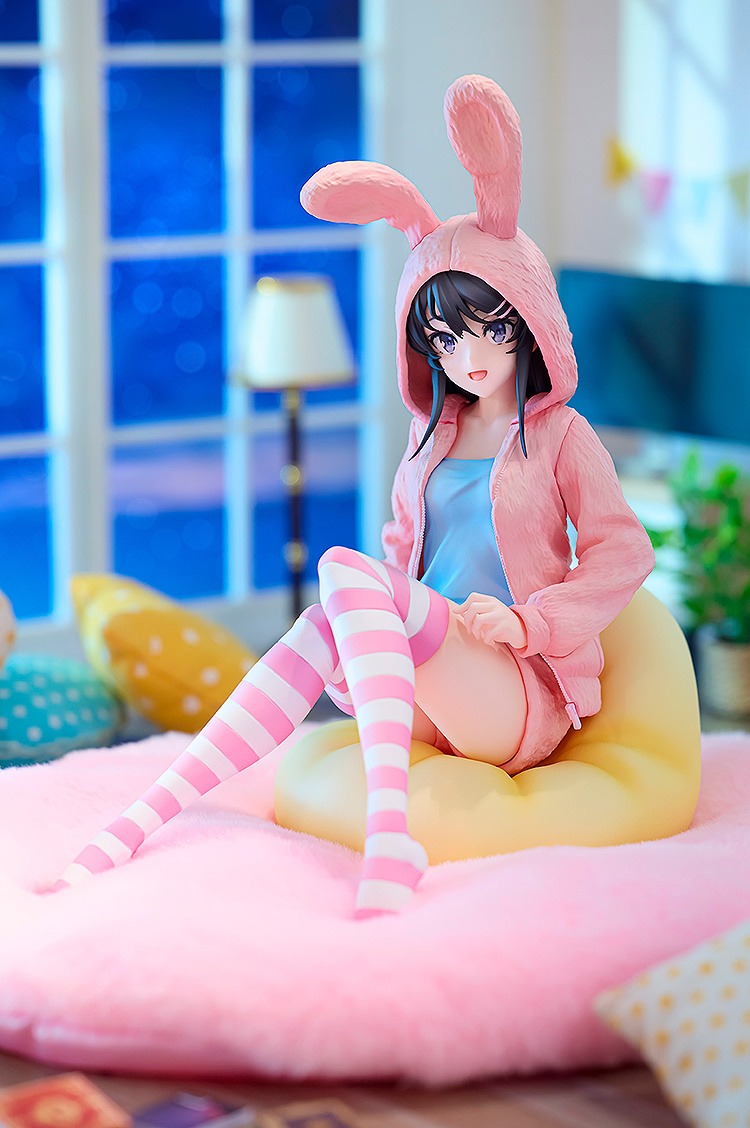 Scaled Figure 1/7 KDColle Sakurajima Mai - Hood★Look Rabbit Ears Ver. Popular Edition Seishun Buta Yarou wa Bunny Girl Senpai no Yume wo Minai By KADOKAWA