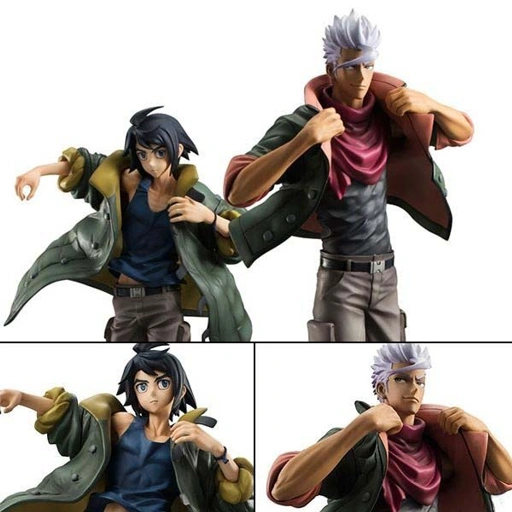 Image of [Set of 2] GEM G.E.M. Series Figure Mikazuki Augus & Orga Itsuka - Mobile Suit Gundam Iron Blooded Orphans (Re-Release) By MegaHouse