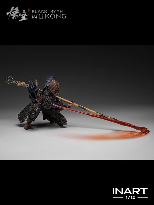 Action Figure 1/12 Sun Go Kong The Destined One Bronze Armor Set Ver. - Black Myth: Wukong By INART
