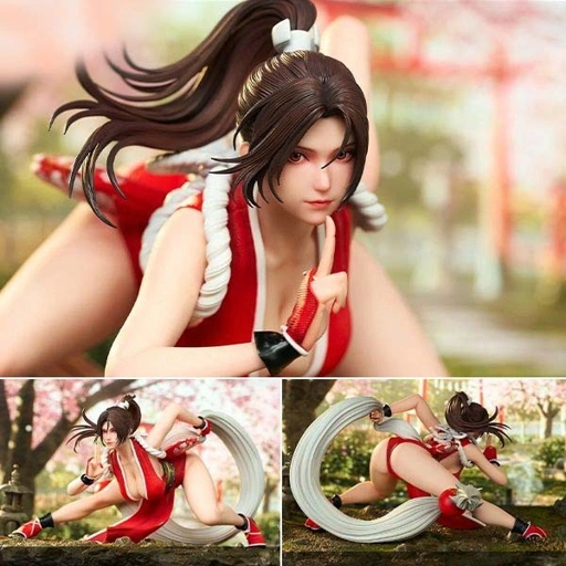 Image of Scaled Figure 1/6 Shiranui Mai - Dance of Blossoming Flames Ver. The King of Fighters XV By Unique Art Studio