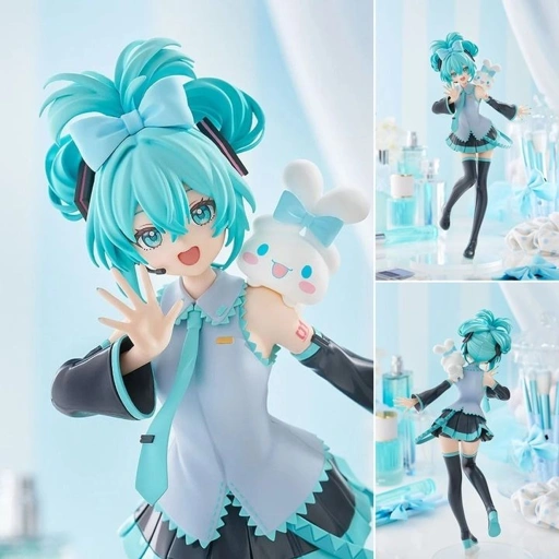 Image of Pop Up Parade Figure L Size Hatsune Miku & Cinamoroll - Vocaloid Hatsune Miku x Cinamoroll By Good Smile Company