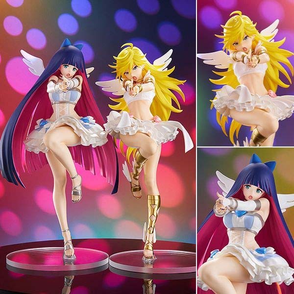 [Set of 2] Pop Up Parade Figure L Size Panty & Stocking Anarchy - Repent Ver. Panty & Stocking with Garterbelt (21cm) By Good Smile Company