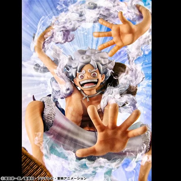 Portrait of Pirates POP "Evolutionary History" Monkey D. Luffy - Gear 5 Ver. One Piece By MegaHouse