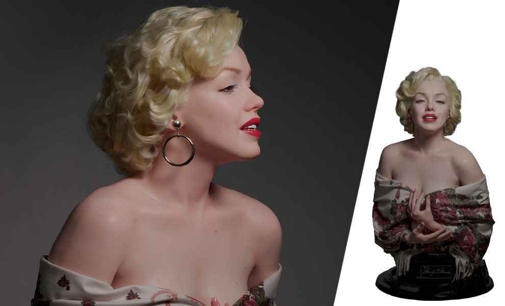 Silicone Real Life Size Bust 1:1 Marilyn Monroe - by Damtoys