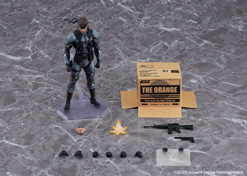 figma Solid Snake - MGS2 Ver. Updated Edition Metal Gear Solid By Max Factory
