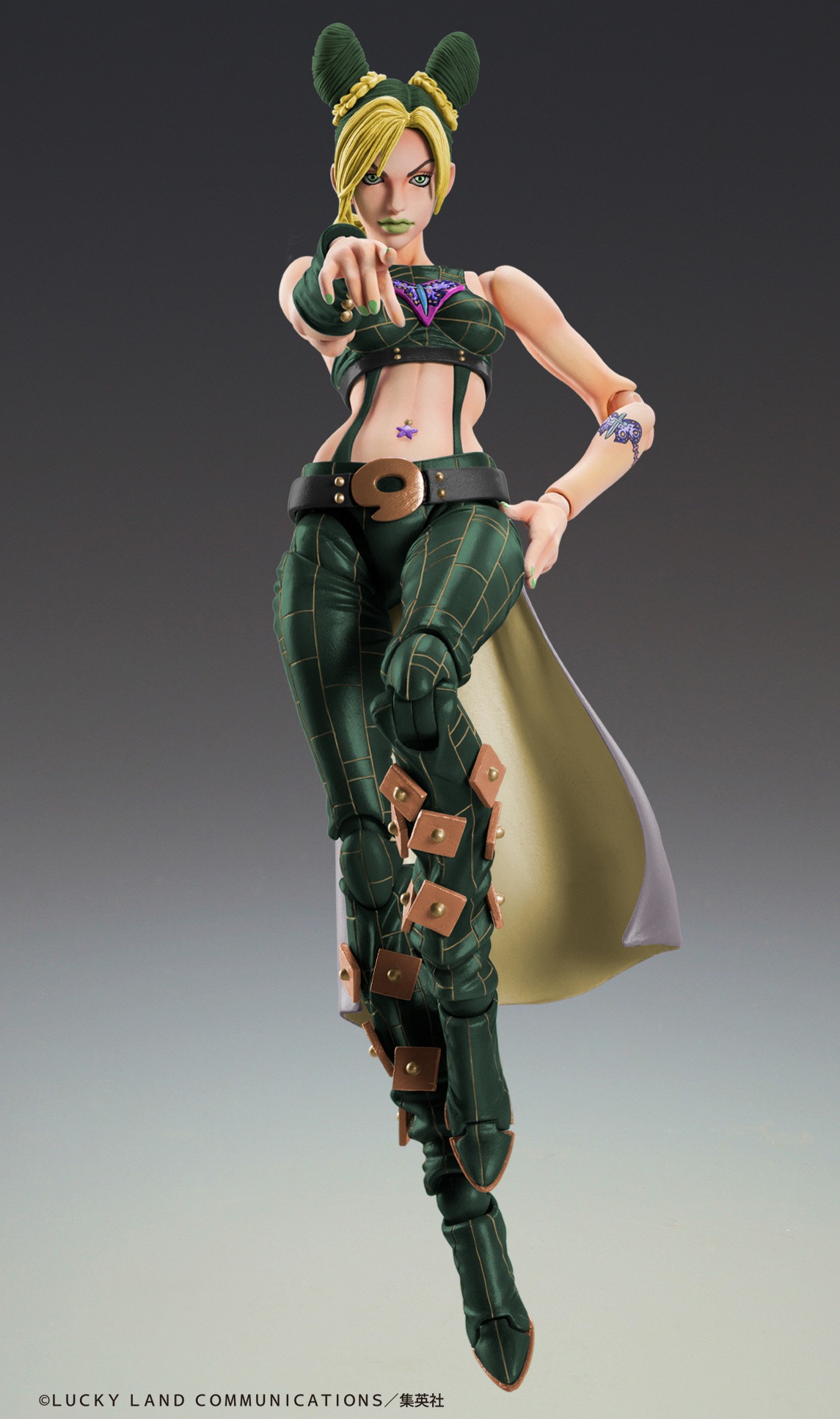 Super Action Statue Figure Jolyne Kujo Third - Jojo no Kimyou na Bouken Part 6 Stone Ocean By Medicos Entertainment