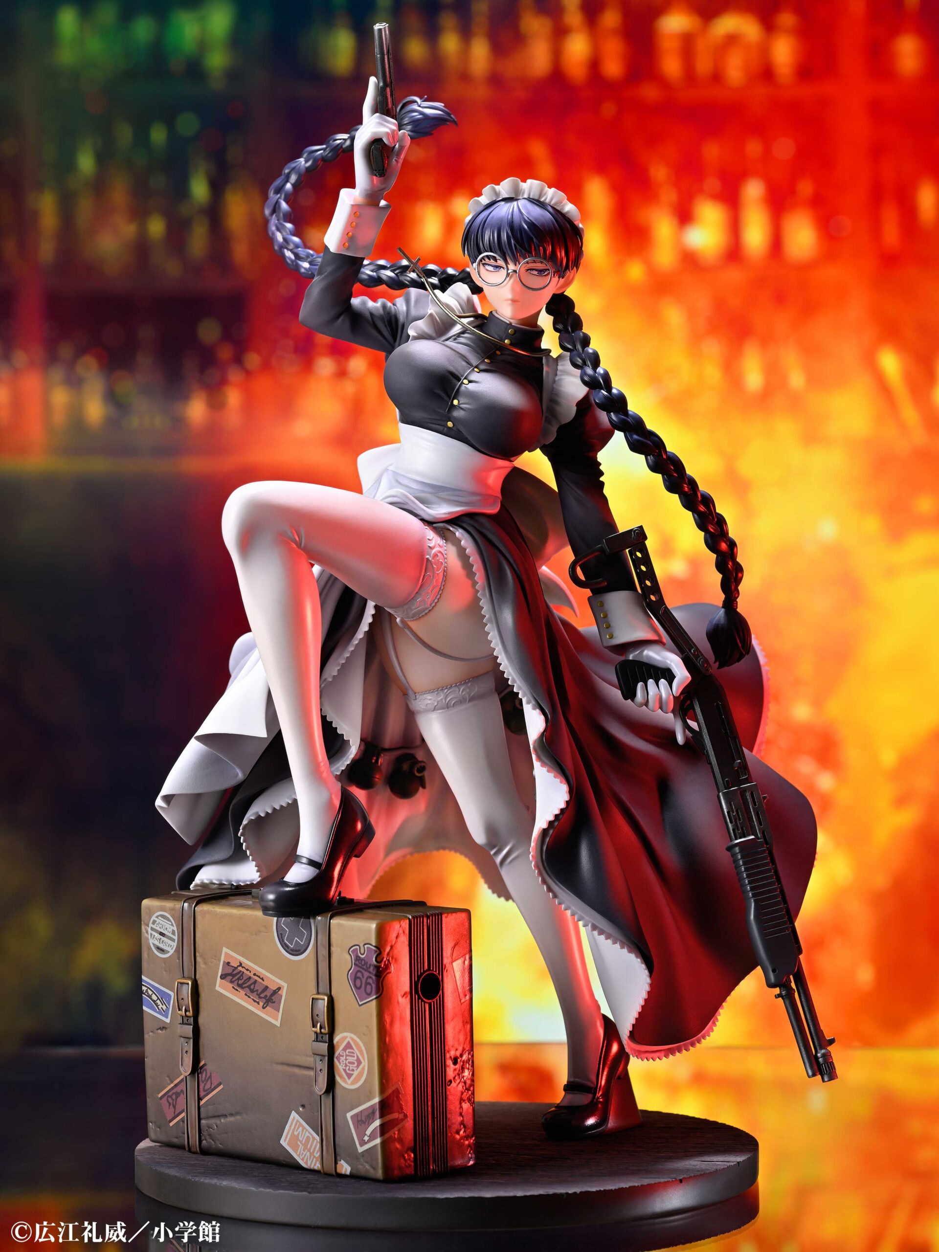 Scaled Figure 1/7 Roberta - The Maid of Nightmares Ver. Black Lagoon By Medicos Entertainment