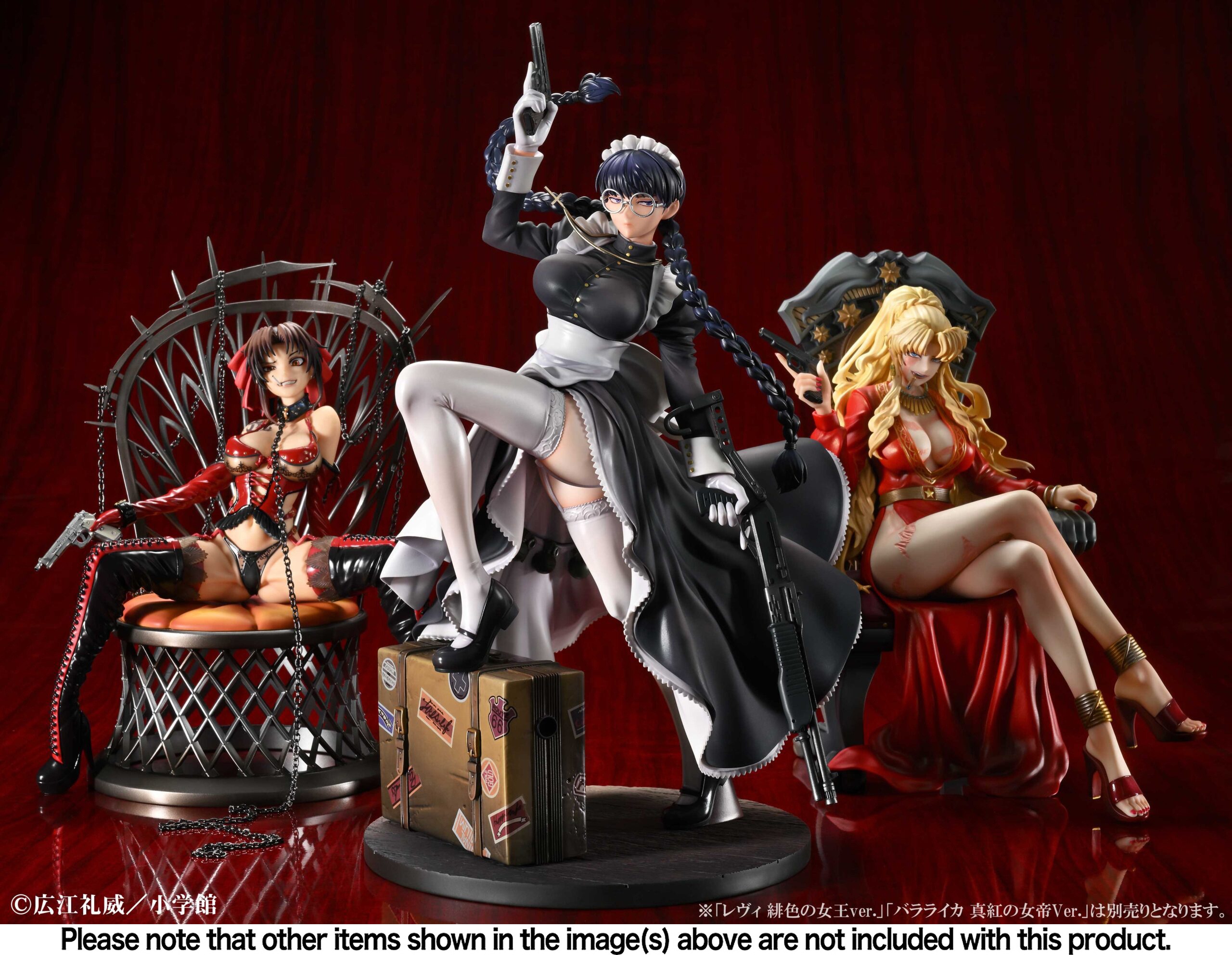 Scaled Figure 1/7 Roberta - The Maid of Nightmares Ver. Black Lagoon By Medicos Entertainment