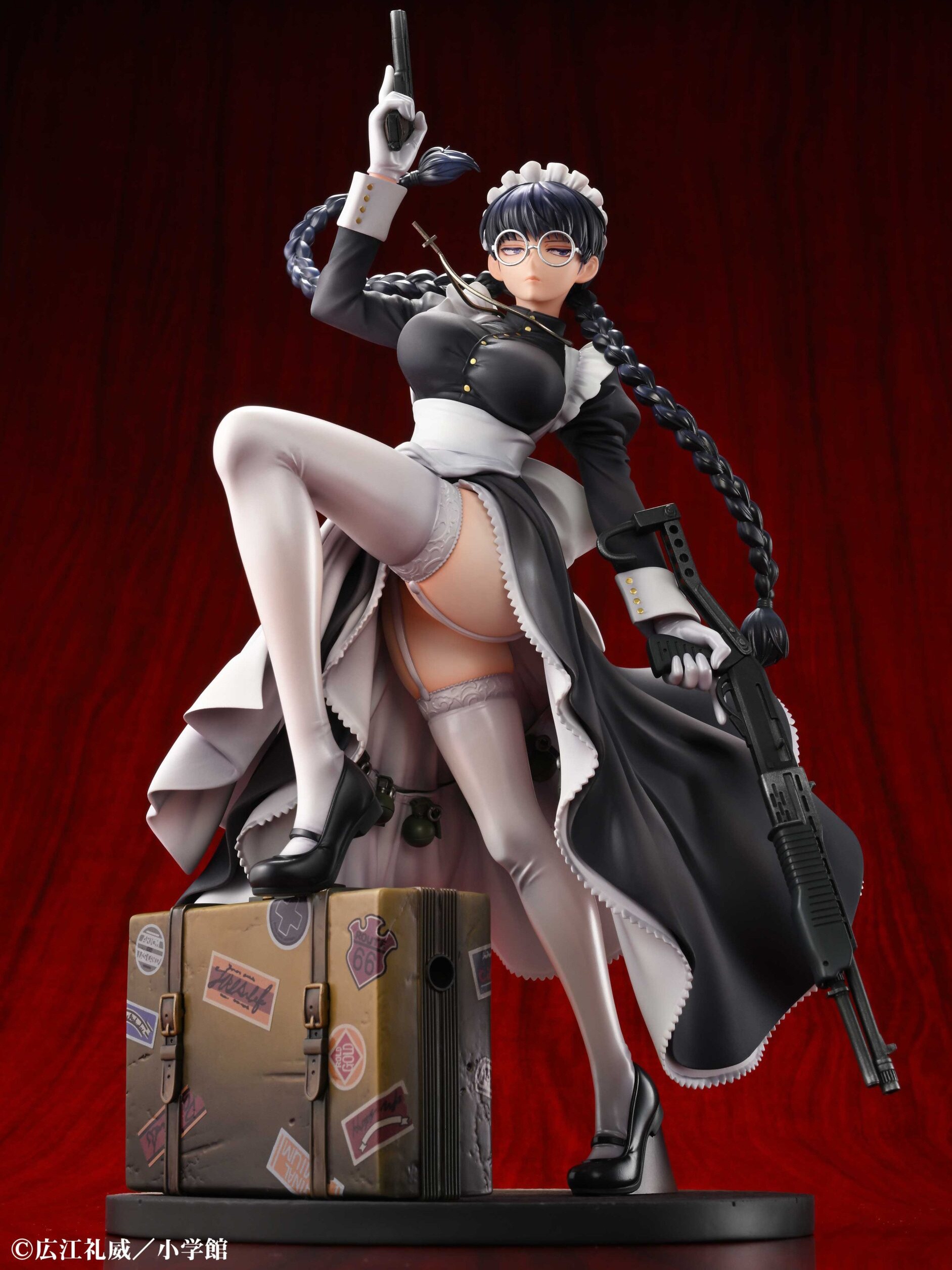 Scaled Figure 1/7 Roberta - The Maid of Nightmares Ver. Black Lagoon By Medicos Entertainment