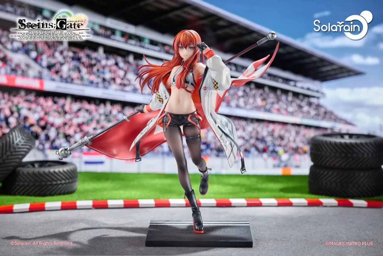 Scaled Figure 1/7 Makise Kurisu - Deluxe Edition Racing Ver. Steins;Gate By Solarain