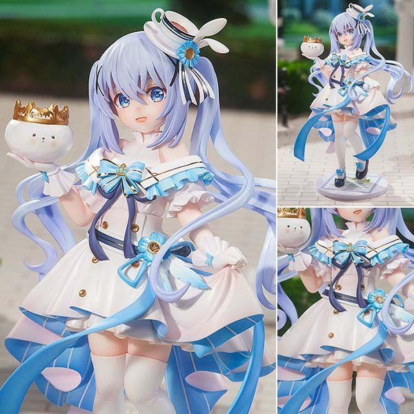 Scaled Figure 1/7 Kafuu Chino with Tippy - Cafรฉ Lumiere Ver. Gochuumon wa Usagi Desu ka? By Luminous Box