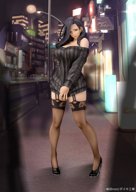 [READY STOCK ITEM] [Cast Off] Scaled Figure 1/6 Shiho Kujo Black Hair Ver. - Oda non Illustration By Daiki Kogyo