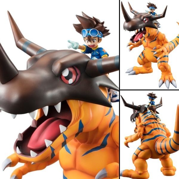 Precious GEM G.E.M. Series Figure Yagami Taichi & Greymon - Digimon Adventure (Re-Release) By MegaHouse