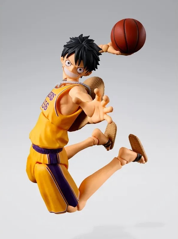 SHF S.H.Figuarts MONKEY.D.LUFFY LOS ANGELES LAKERS ver. - ONE PIECEรNBA By Premium Bandai