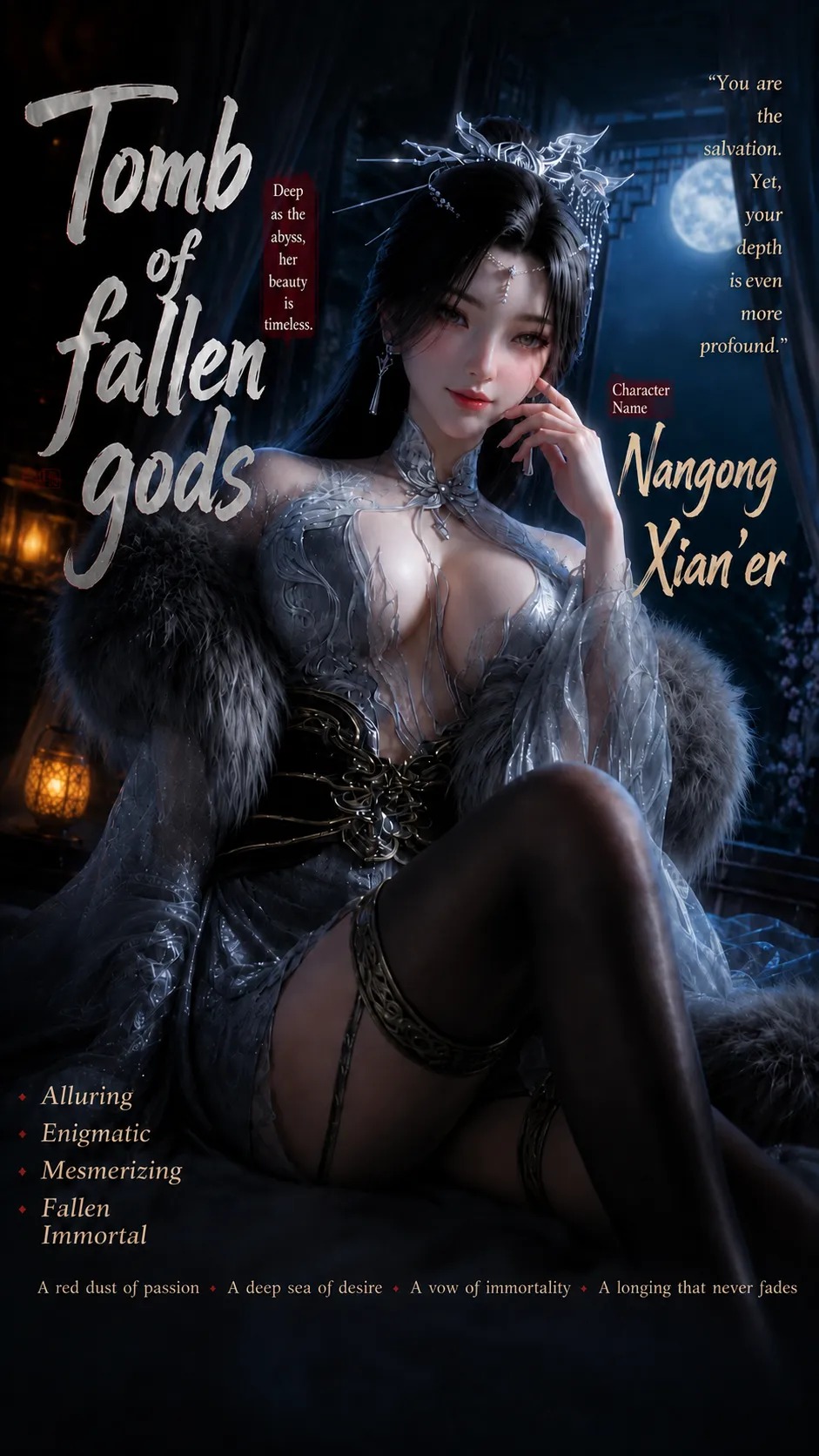 Tomb of Fallen Gods Nangong Xian'er R18 Hidden Cutscene - 46 Min Full Uncensored AI Video (AIAV-026)