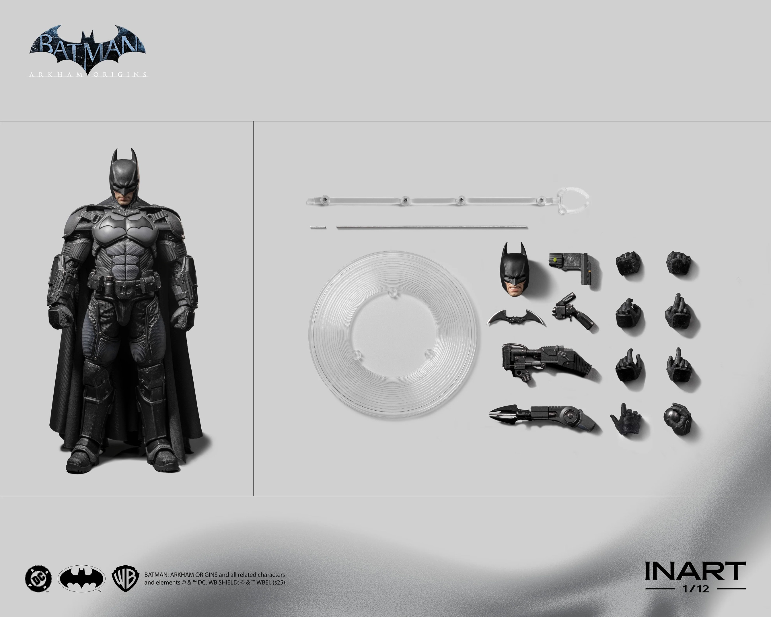 Action Figure 1/12 Batman - Batman : Arkham Origins By INART