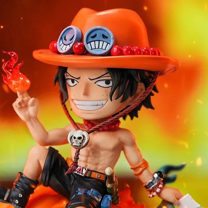 Portgas D. Ace Mera Mera no Mi Devil's Fruit Voice Controlled Room Light - One Piece (11cm) By Happy Life