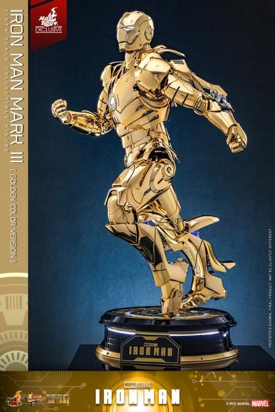 [READY STOCK ITEM] Action Figure 1/6 IRON MAN MARK III GOLDEN COLOR VER. By Hot Toys