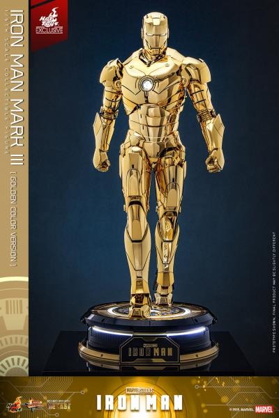 [READY STOCK ITEM] Action Figure 1/6 IRON MAN MARK III GOLDEN COLOR VER. By Hot Toys