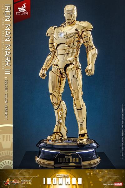 [READY STOCK ITEM] Action Figure 1/6 IRON MAN MARK III GOLDEN COLOR VER. By Hot Toys
