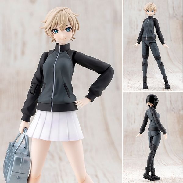 Sousai Shoujo Teien Plastic Model 1/10 Saotome Rui - Touou High School Tracksuit Dreaming Style Midnight Onyx Ver. By Kotobukiya
