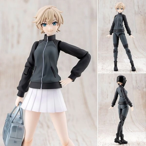 Image of Sousai Shoujo Teien Plastic Model 1/10 Saotome Rui - Touou High School Tracksuit Dreaming Style Midnight Onyx Ver. By Kotobukiya