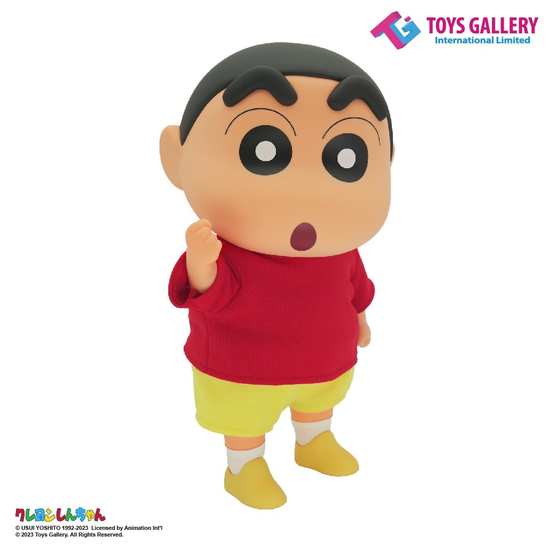 [READY STOCK LIMITED ITEM] [SET OF 2] Action Figure Crayon Shin-chan Vinyl Doll Daily ver. & White Shiro movable plush doll By Toys Gallery
