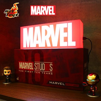 [READY STOCK LIMITED ITEM] Usb Light Box Marvel 10th Anniversary Ver. By Hot Toys