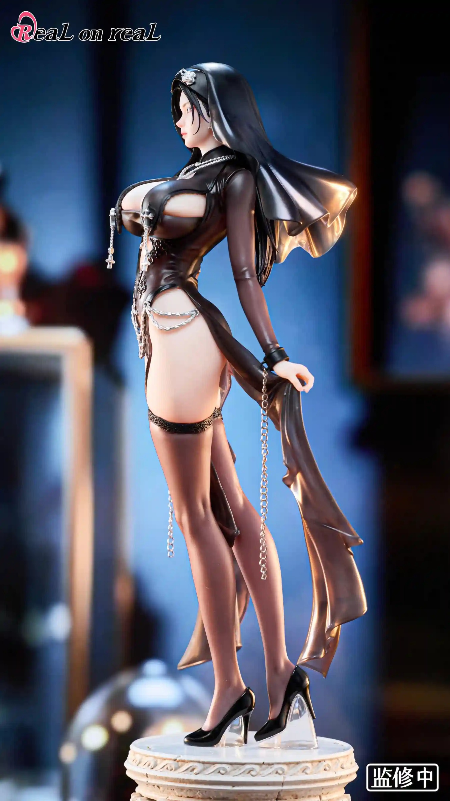 Scaled Figure 1/6 Dark Nun Friction - Original Character By BearPanda