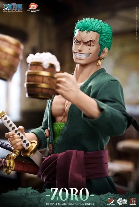 Premium Silicone Action Figure 1/6 Roronoa Zoro - One Piece By Pixel Poses X Cosmic Creations X JIMEI PALACE