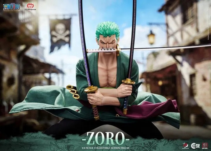 Premium Silicone Action Figure 1/6 Roronoa Zoro - One Piece By Pixel Poses X Cosmic Creations X JIMEI PALACE